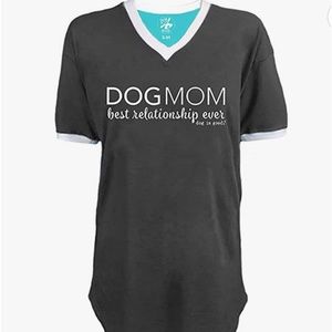 Dog is Good Women's Cotton Sleepshirt Short Sleeve Nightgown for Dog Lovers